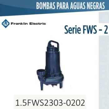 bomba para lodos 1.5 HP Franklin 1.5FWS2303-0202