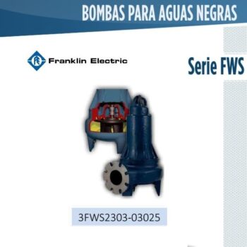 bomba de lodos de 3 HP Franklin 3FWS2303-03025