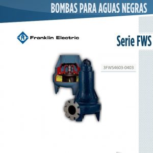 Bomba de lodos 3 HP Franklin 3FWS4603-0403