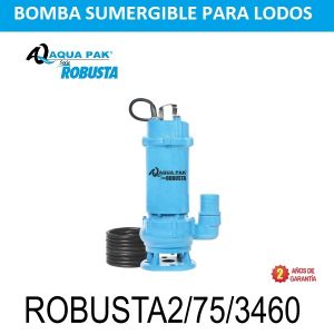Bomba sumergible para lodos ROBUSTA2 7.5 HP 3 F 460 V