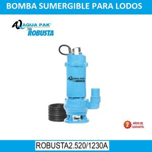 Bomba sumergible para lodos ROBUSTA2.5 2 HP 1 F 230 V