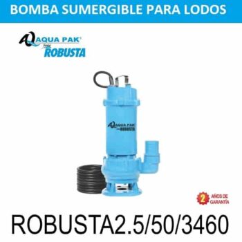 Bomba para lodos 5 HP ROBUSTA2.5/50/3460