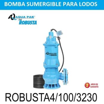 Bomba sumergible para lodos ROBUSTA4 10 HP 3 F 230 V