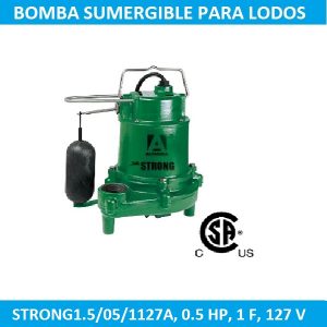 Bomba de achique de 1/2 HP STRONG1.5/05/1127A