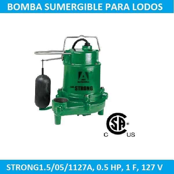Bomba de achique de 1/2 HP STRONG1.5/05/1127A