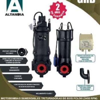 bomba trituradora de 3 HP GRD1.5-30-3460
