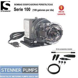 Bombas dosificadoras peristálticas caudal fijo Stenner Serie 100 100 GPD