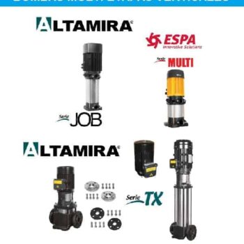 Bombas multietapas verticales