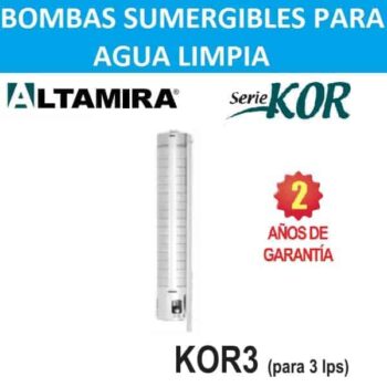 Bombas sumergibles serie KOR3