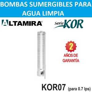 bombas sumergibles Altamira serie KOR07