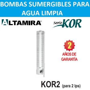 Bombas sumergibles para pozo de 4 pulg Altamira serie KOR2 2 LPS