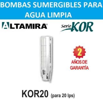 bombas sumergibles KOR20 Altamira