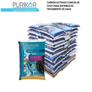 Carbón activado para filtro de agua