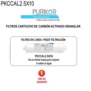 Filtro de carbón activado en línea PKCCAL2.5X10