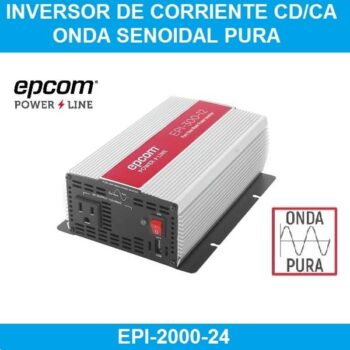 Inversor de corriente onda pura CD CA Epcom EPI 2000 24 2000 W 24 VCD 115 VCA