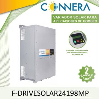 Inversor de voltaje y variador de frecuencia solar Connera F DRIVESOLAR24198MP