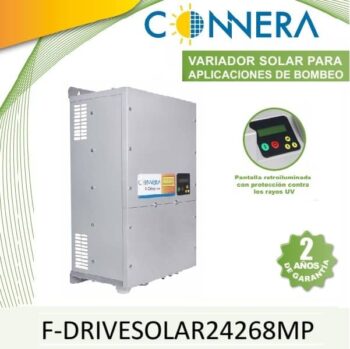 Inversor de voltaje y variador de frecuencia solar Connera F DRIVESOLAR24268MP