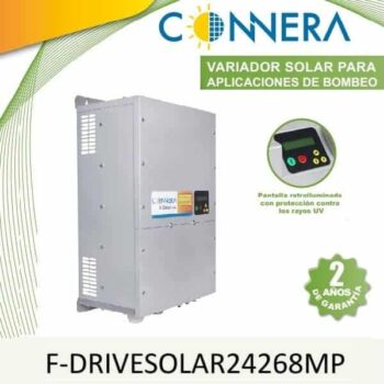 Inversor de voltaje y variador de frecuencia solar Connera F DRIVESOLAR24268MP