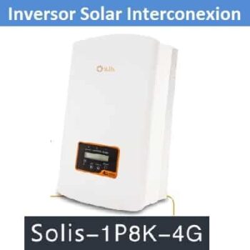Inversor solar a red Solis 1P8K 4G 8 KW potencia nominal 1 F 220 V