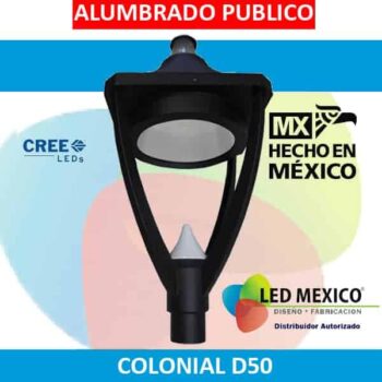 farol punta de poste 50 W LED COLONIAL D-50