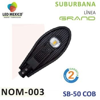 lámpara LED 50 W suburbana