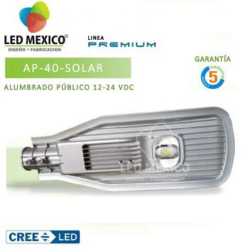 Lámpara solar LED 40W