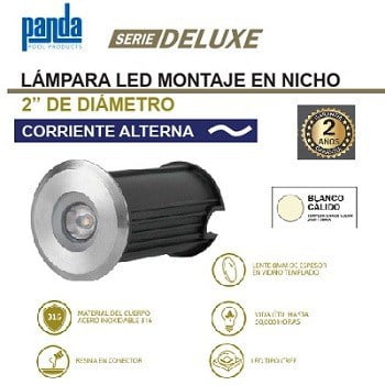 lámpara para alberca 3 W LED DLX-2N-B-3W-12A