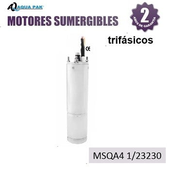 motor sumergible Aqua Pak 1/2 HP MSQA4 1/23230