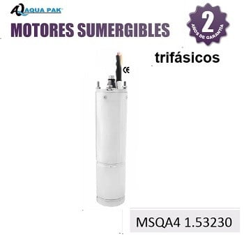 motor sumergible Aqua Pak 1.5 HP MSQA4 1.53230