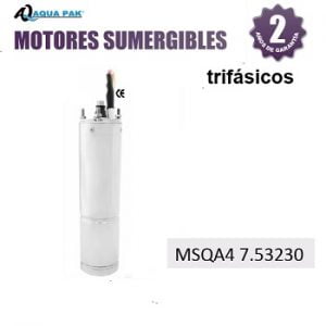 motor sumergible Aqua Pak 7.5 HP MSQA4 7.53230