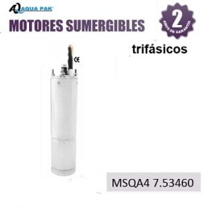 motor sumergible Aqua Pak 7.5 HP MSQA4 7.53460