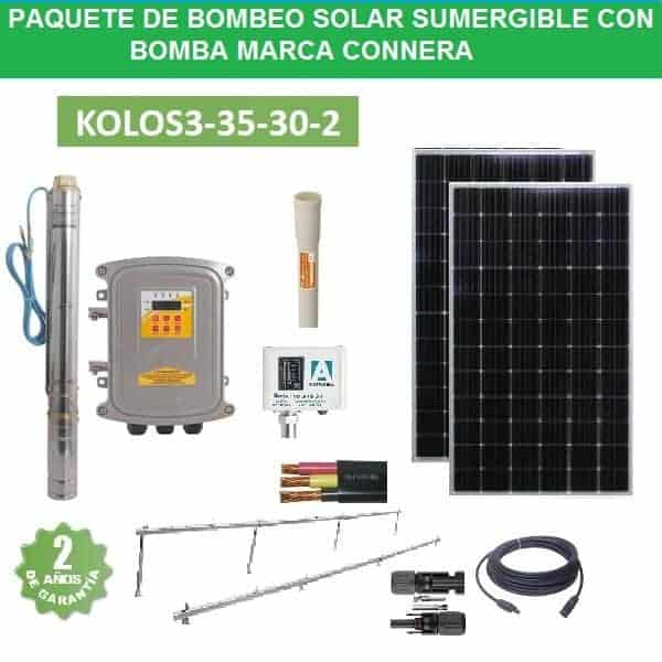 Kit de bomba de agua solar sumergible KOLOS3-35-30-2