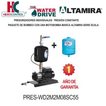 Presurizador presión constante Hidrocontrol Altamira código PRES WD2M2M08SC55
