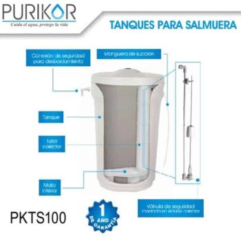 Tanque de salmuera para suavizador 100L