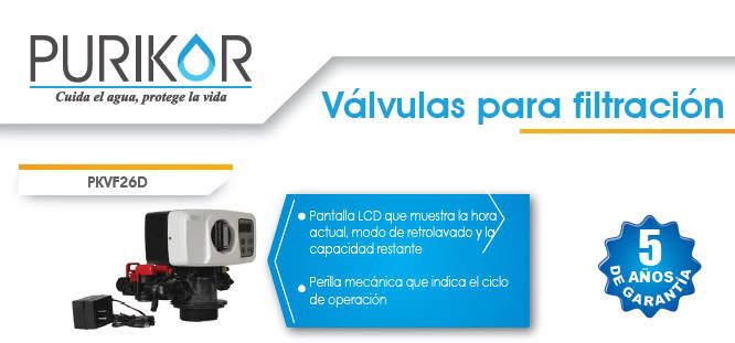 Válvulas automáticas para filtro de agua Purikor PKVF26D Válvulas automáticas para filtro de agua Purikor PKVF26D