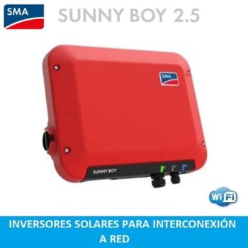 inversor solar a red SMA Sunny boy 2.5