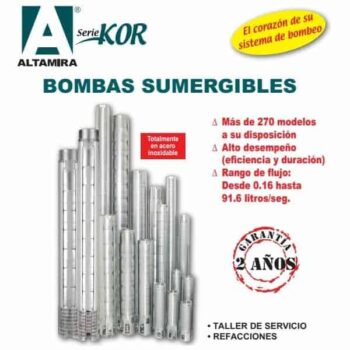 Bombas sumergibles Altamira KOR