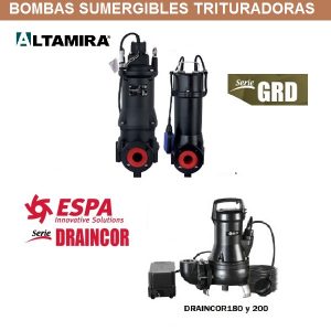 Bombas trituradoras