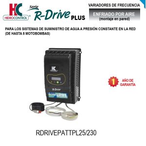 Variador de frecuencia Hidrocontrol serie R DRIVE Plus código RDRIVEPATTPL25 230