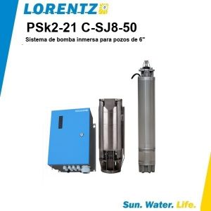 Bomba solar sumergible Lorentz PSK2 21 C SJ8 50