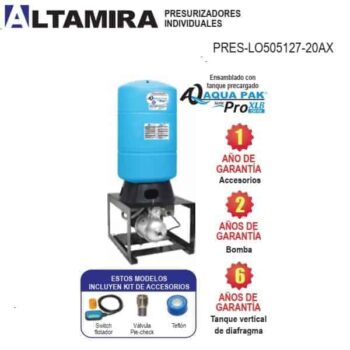Hidroneumatico tanque vertical PRES LO505127 20AX