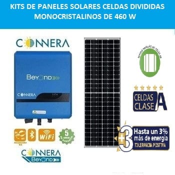 Kit de 8 paneles solares de 460W