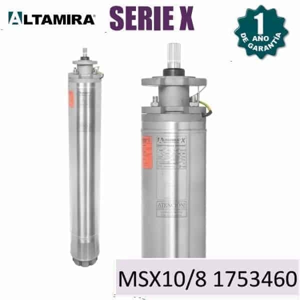 Motor eléctrico sumergible Altamira MSX10 8 1753460 175 HP