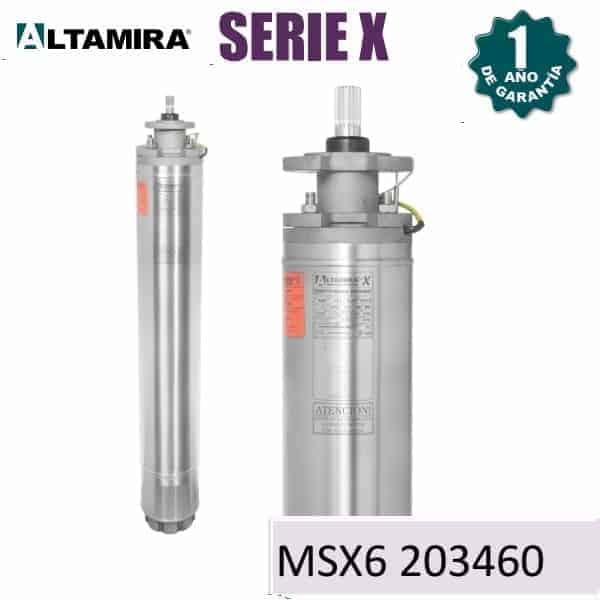 Motor eléctrico sumergible Altamira MSX6 203460 20 HP