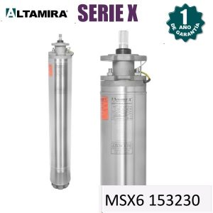 Motor eléctrico sumergible Altamira MSX6 153230 15 HP