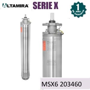 Motor eléctrico sumergible Altamira MSX6 203460 20 HP