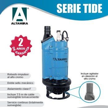 Bomba Sumergible para Lodos con Triturador SERIE DRAINCOR - Aqua Jaker