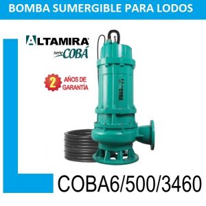 bomba para lodos Altamira COBA6/500/3460