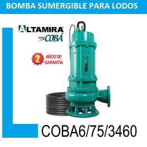 bomba para lodos Altamira COBA6/75/3460