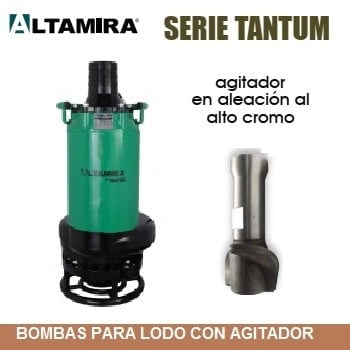 bomba de lodos con agitador 10HP TANTUM6-100-3460